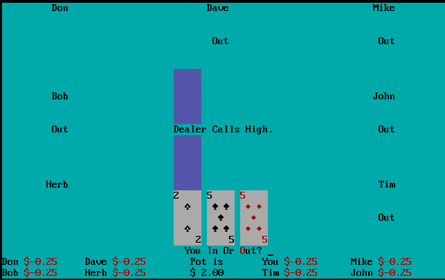 Cover image for 3 Card High Low Poker