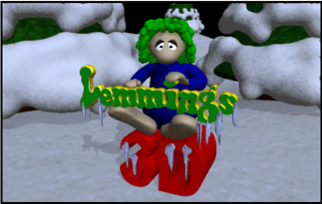 Cover image for 3D Lemmings Winterland 1995