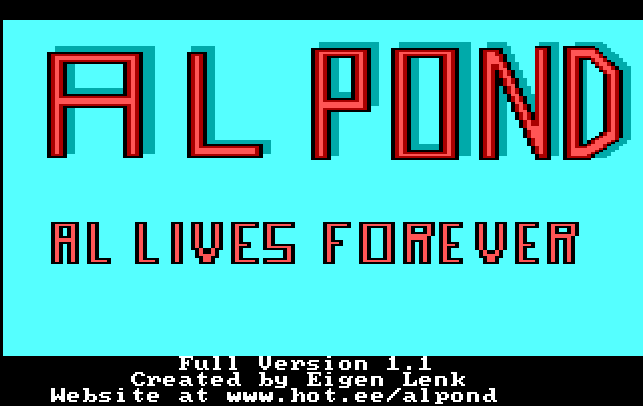 Cover image for Al Pond 1 - Al Lives Forever