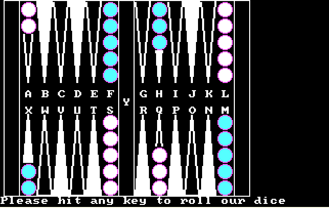 Cover image for Backgammon 1982