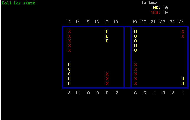 Cover image for Backgammon 1986