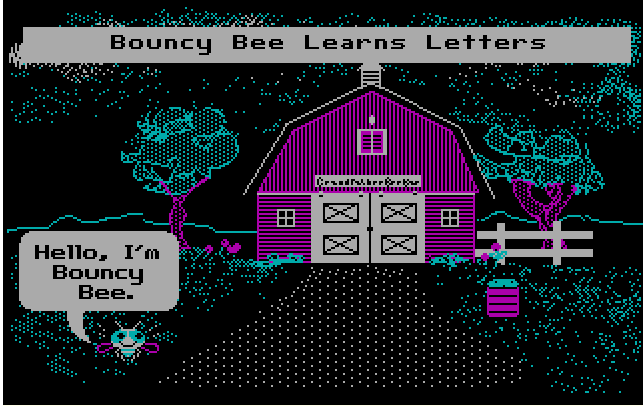 Cover image for Bouncy Bee Learns Letters