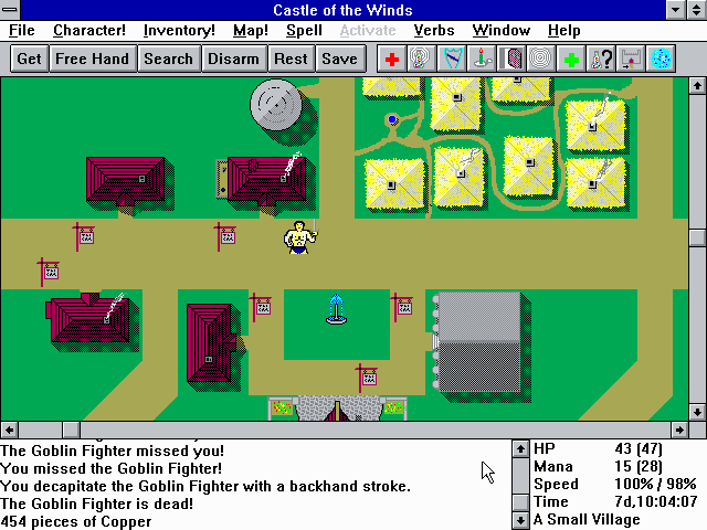 Cover image for Castle of the Winds Part1&2 (Windows 3.11)