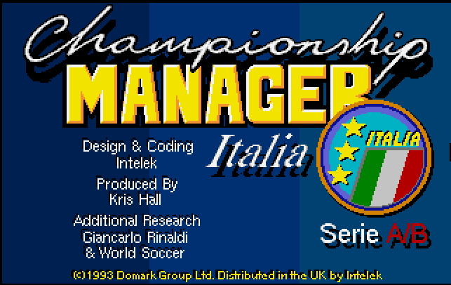 Cover image for Championship Manager Italia