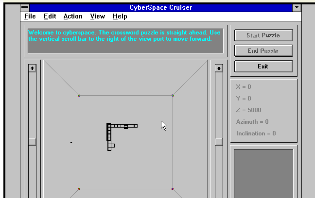 Cover image for Cyberspace Crossword Cruiser