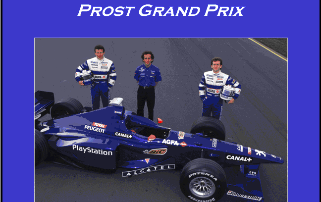 Cover image for Prost Grand Prix 1998