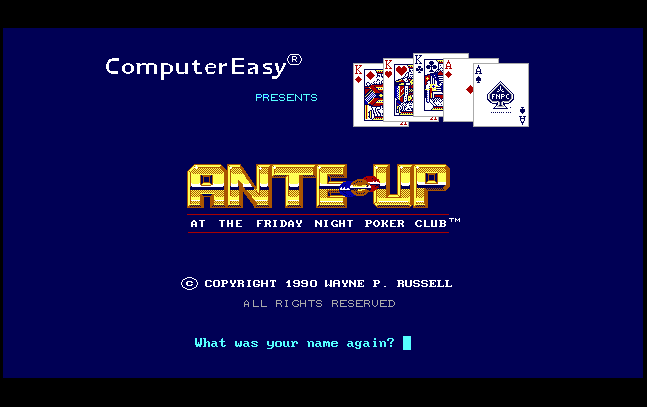 Cover image for Ante-Up at The Friday Night Poker Club