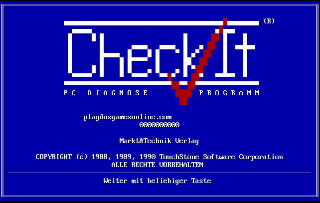 Cover image for CheckIt 3.0 - PC Diagnose Programm