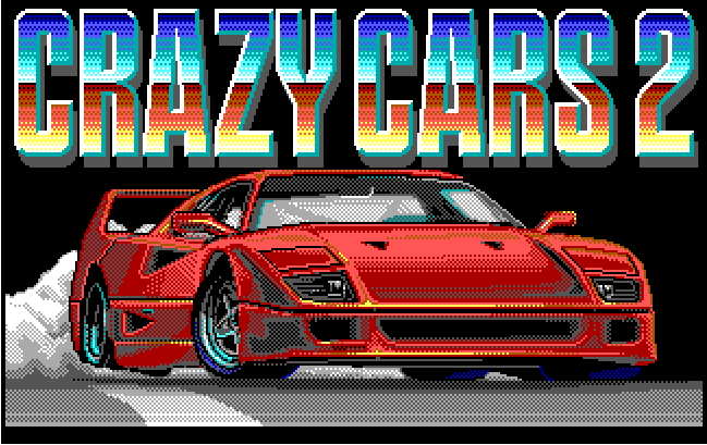 Cover image for Crazy Cars II: F40 Pursuit Simulator