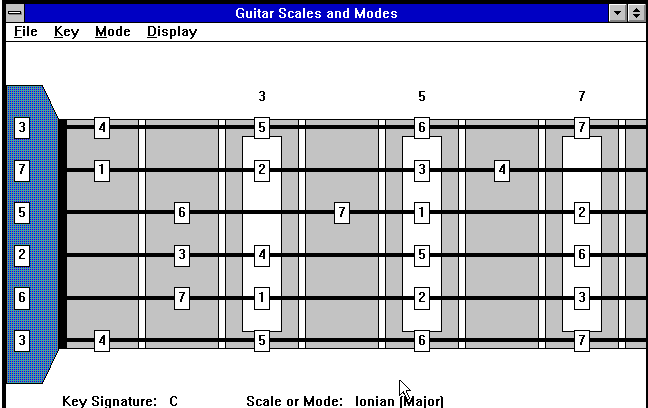 Cover image for Guitar Scales and Modes