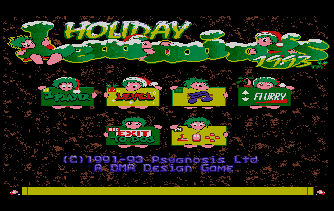 Cover image for Holiday Lemmings (1993)