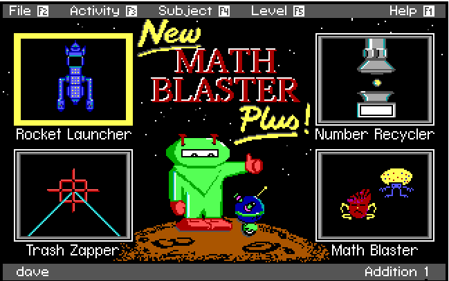 Cover image for MATH BLASTER PLUS!