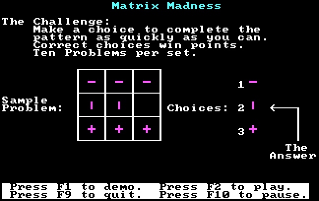 Cover image for Matrix Madness