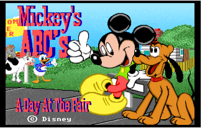 Cover image for Mickey's ABC - A Day at the Fair