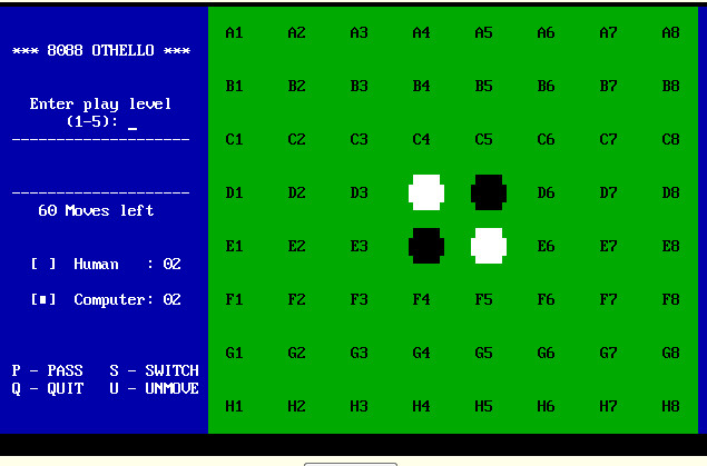 Cover image for 8088 Othello