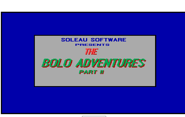 Cover image for Bolo Adventures II