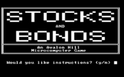 Cover image for Computer Stocks and Bonds