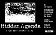 Cover image for Hidden Agenda