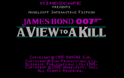 Cover image for James Bond 007 - A View to Kill