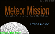 Cover image for Meteor Mission