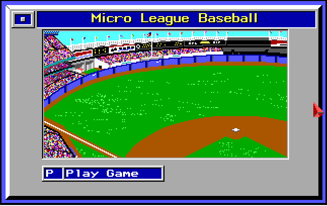 Cover image for MicroLeague Baseball