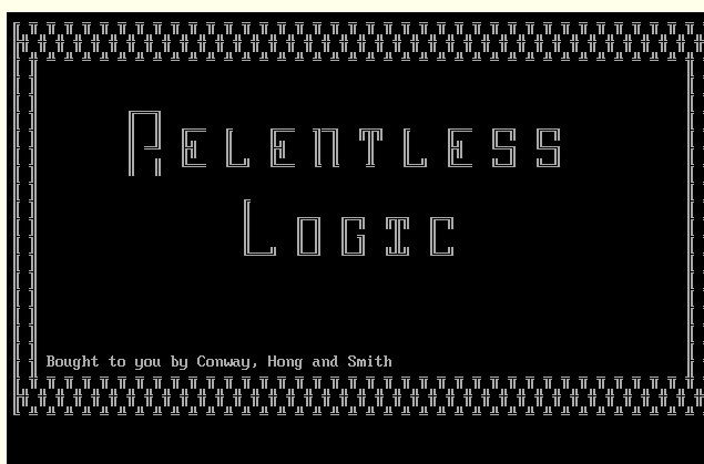 Cover image for Relentless Logic