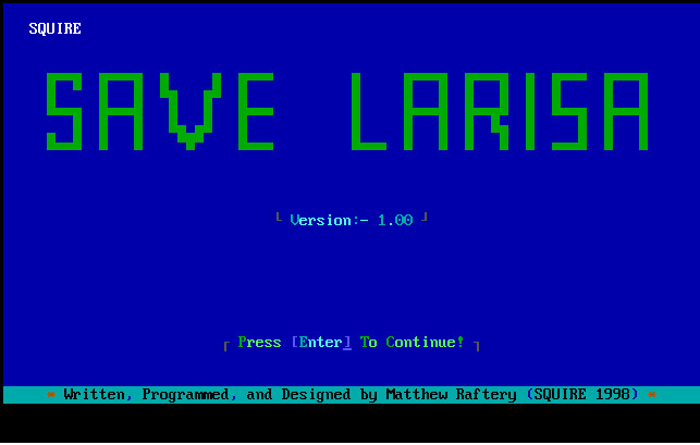 Cover image for Save Larisa