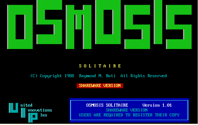 Cover image for Osmosis Solitaire