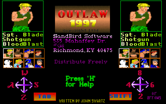 Cover image for Outlaw 97 Shareware Version