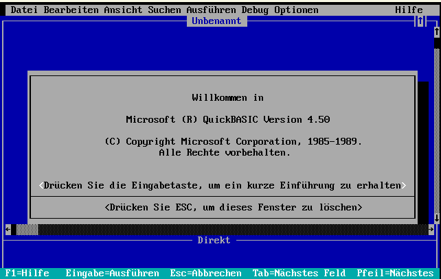 Cover image for QuickBASIC German