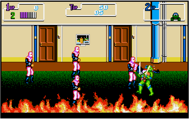 Cover image for Teenage Mutant Ninja Turtles II: The Arcade Game