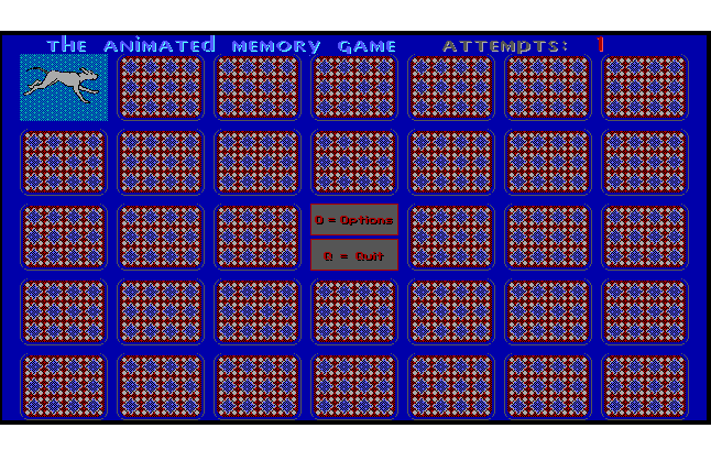 Cover image for The Animated Memory Game