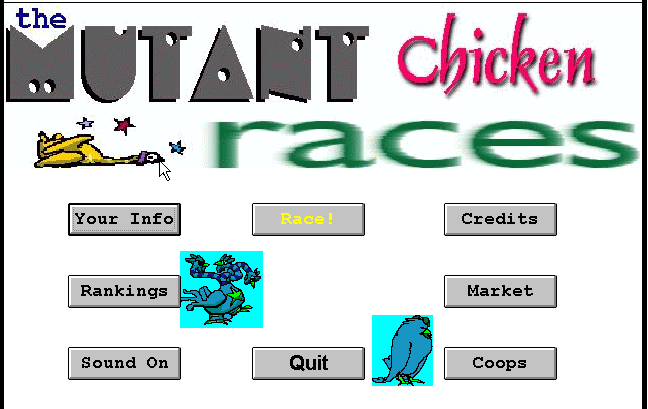 Cover image for Mutant Chicken Races