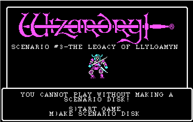 Cover image for Wizardry III - Legacy of Llylgamyn