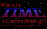 Cover image for Where in Time Is Carmen Sandiego?